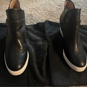 Paolo Black Heeled Boots